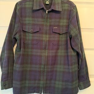 EUC RALPH LAUREN STUNNING BLACKWATCH PLAID ZIP UP JACKET